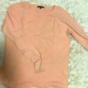 A cute light weight but warm salmon crew neck from staccato